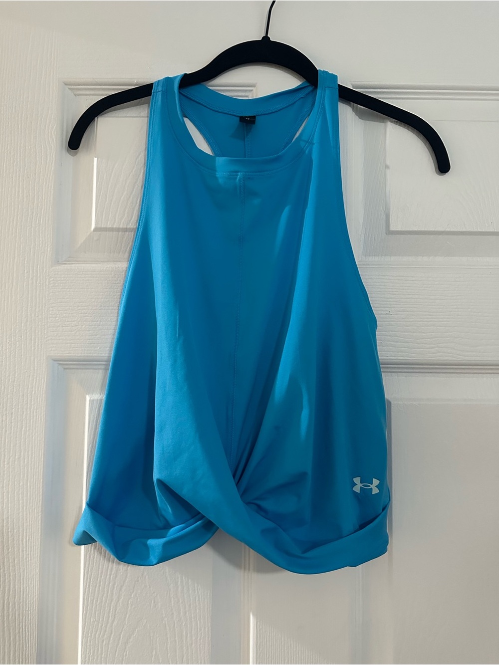 Under Armour Bright Turquoise Twist-Front Racerback Tank